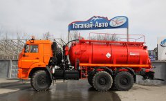 Автоцистерна вакуумная АКН-10 Камаз 43118-50 (со спальным местом) купить от производителя