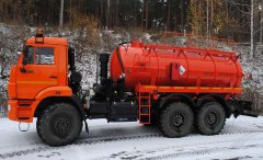 Автоцистерна вакуумная АКН-10 ОД Камаз 43118-50 купить от производителя